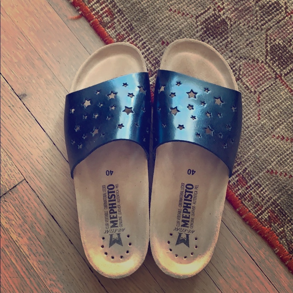 Mephisto Slide Sandals